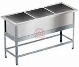 Ванна моечная трехсекционная "Бизнес" ВМБ 730/3 фото