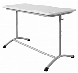 Школьный двухместный стол ШСТ12 с пластиковой столешницей фото