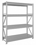 Стеллаж MS Pro 1500х600х2000 (4 яруса с настилом) фото